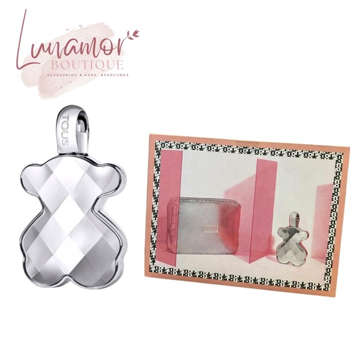 PERFUME TOUS SET LOVEME SILVER BWLETTER MUJER